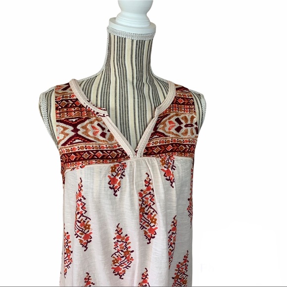 Anthropologie Akemi + Kin Boho Casual Sleeveless Small Blouse - Picture 4 of 7
